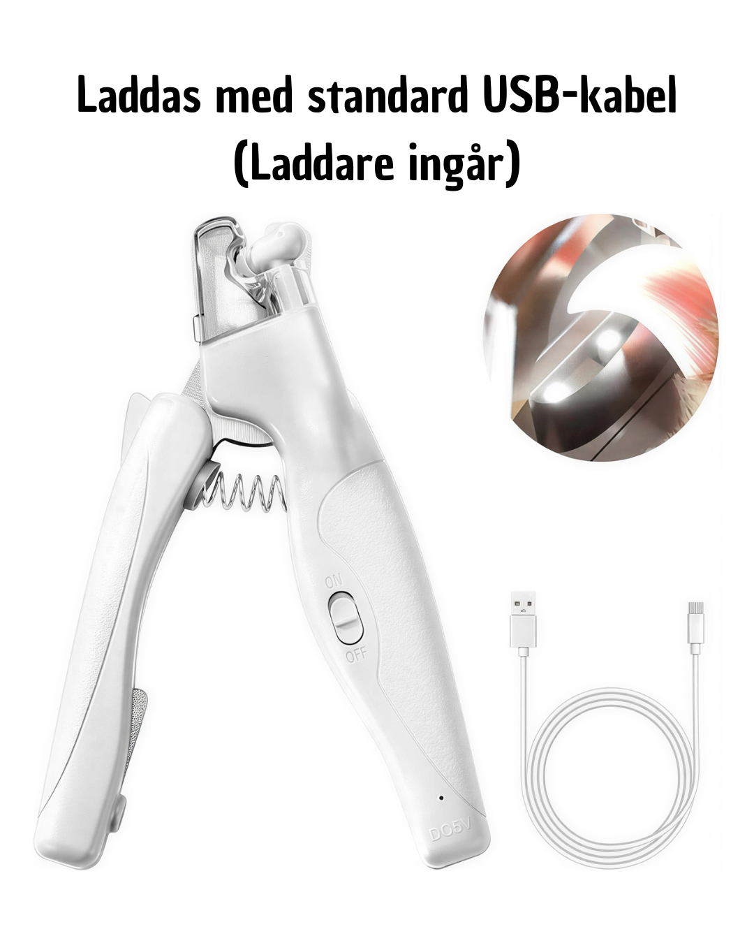 GlowClip™ – LED Klotång För Husdjur